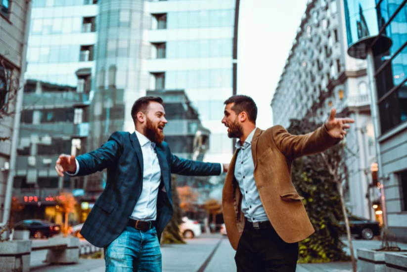 Meeting a childhood friend after a long time