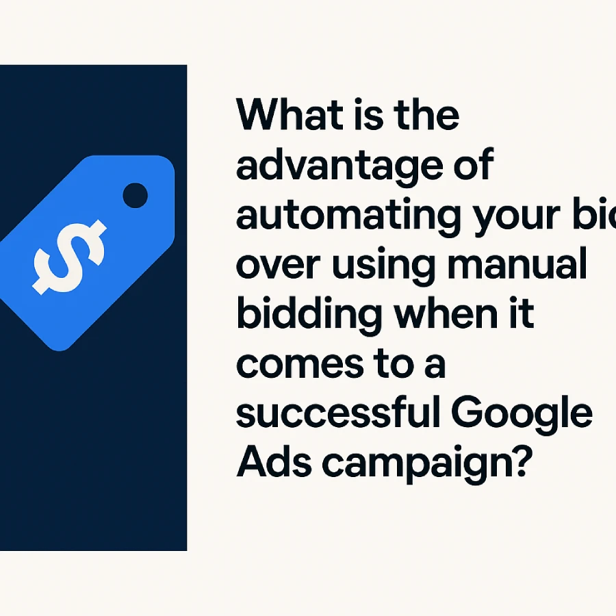 Infographic Titled “Why Automated Bidding Helps You Capture More Conversions,” Featuring Benefits Like Real-Time Optimization, Smart Bidding Automation, And Comparisons With Manual Bidding Limitations.
