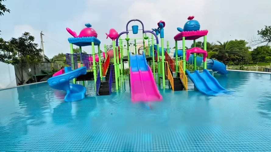 Best Resorts for Couples in Gazipur, Dhaka 12 Colorful Children'S Water Playground With Slides And Splash Features At Dream Square Resort, Gazipur – A Popular Family-Friendly Destination In Bangladesh.