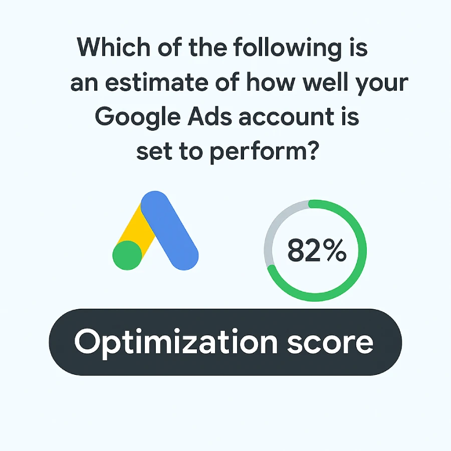 Which Of The Following Is An Estimate Of How Well Your Google Ads Account Is Set To Perform?