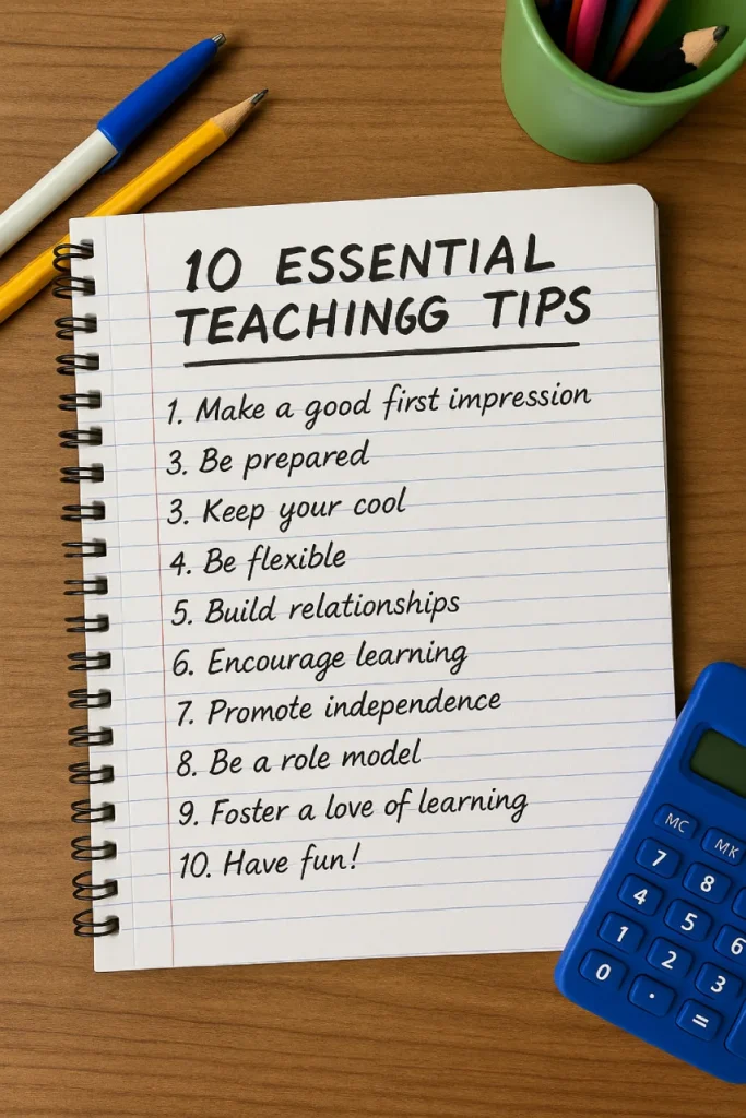 10 Essential Teaching Tips For New Teachers