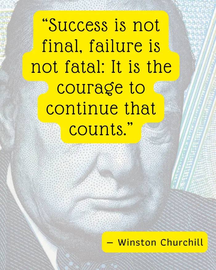 Winston Churchill Life Changing Quote
