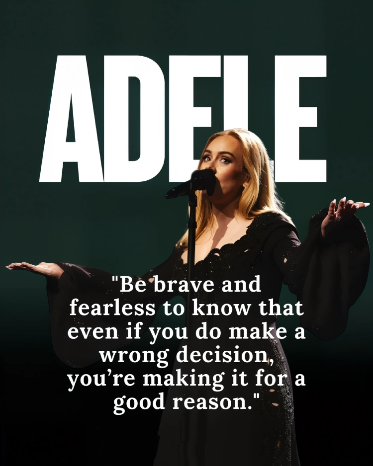Adele Quote About Life