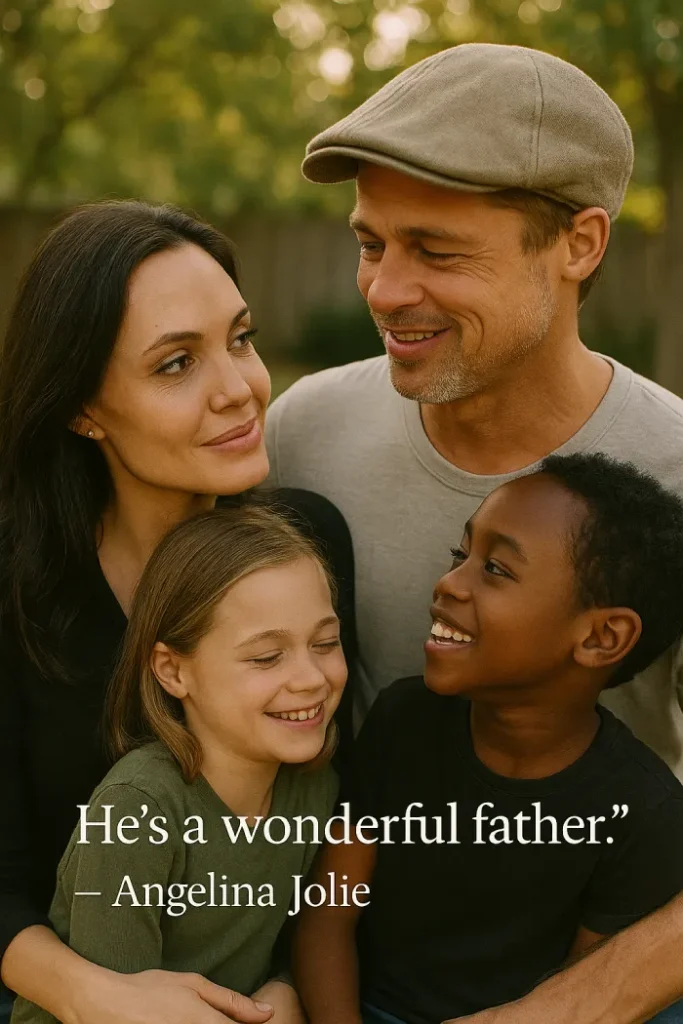 Angelina Jolie About Brad Pitt