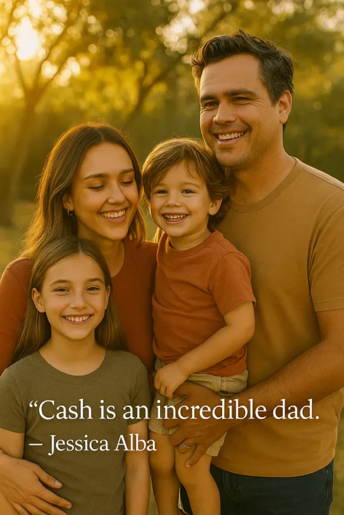 Jessica Alba About Cash Warren