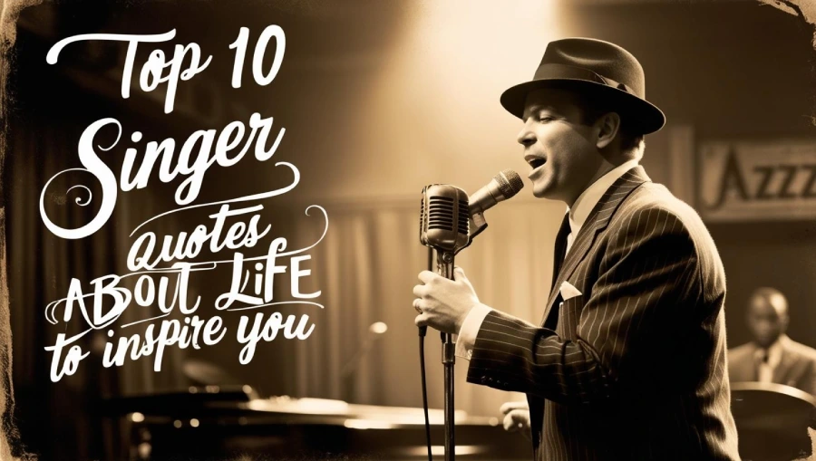 Top 10 Singer Quotes About Life