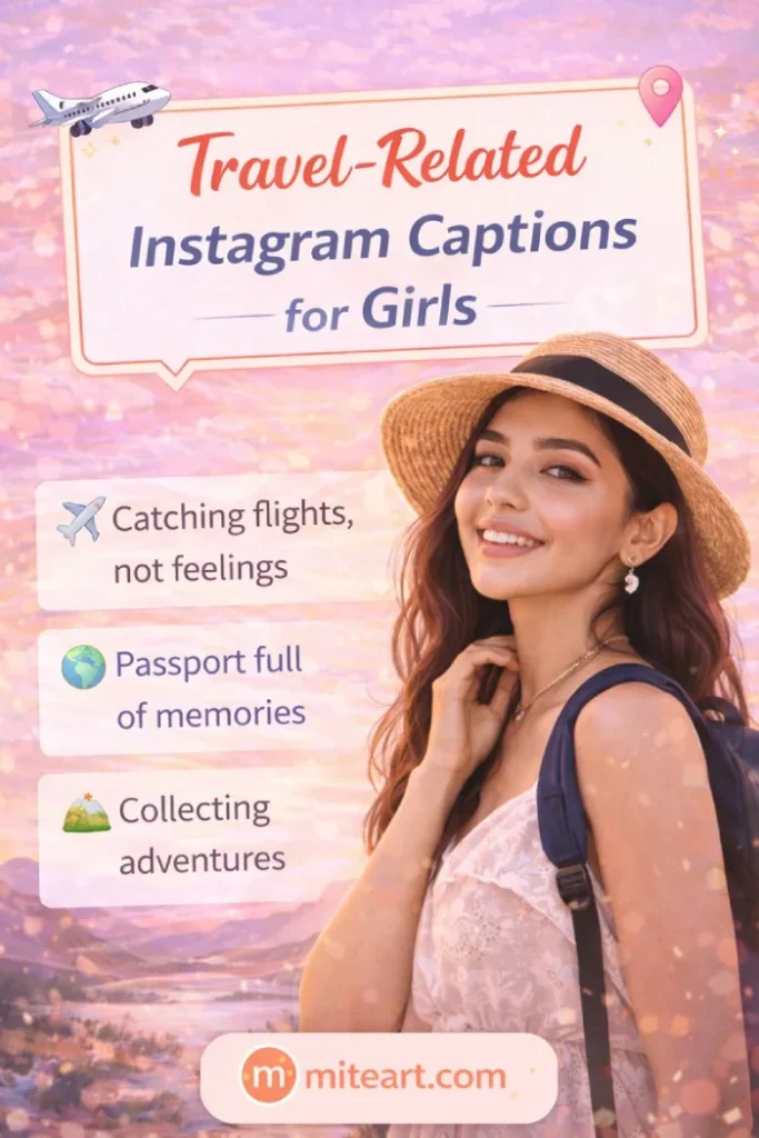 Travel-Related Instagram Captions For Girls