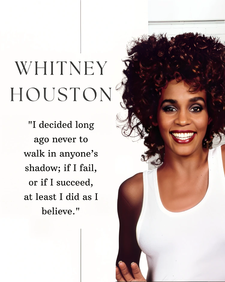 Whitney Houston Quote About Life
