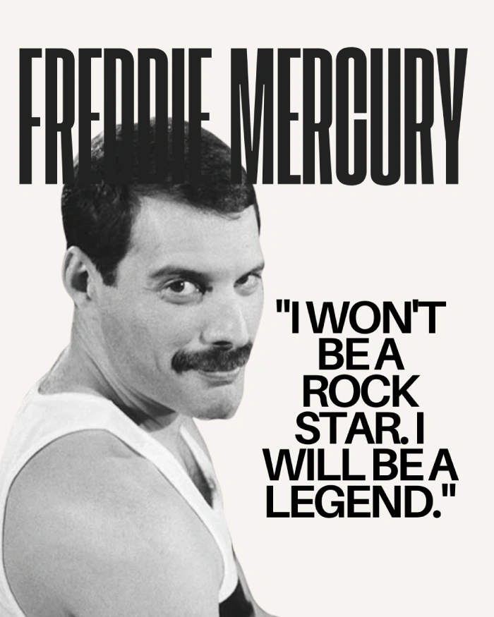Freddie Mercury Quote About Life