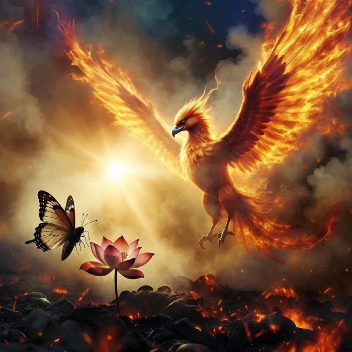Importance Of Rebirth Symbols Phoenix Butterfly Lotus Sunrise